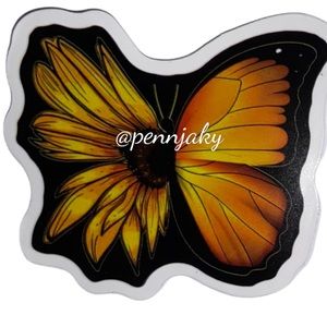 SUNFLOWER butterfly lovers sticker for water bottles laptops cards crafts laptop